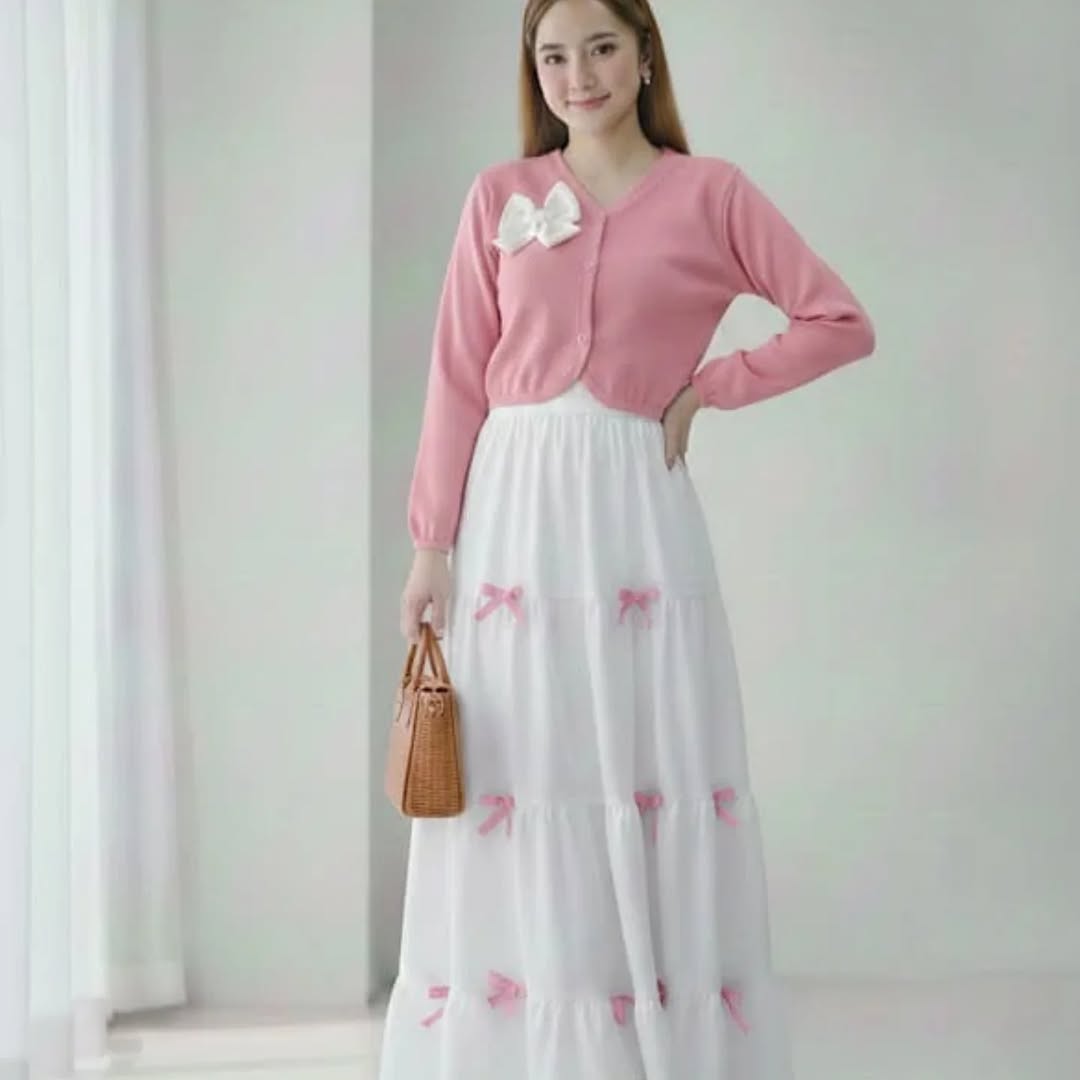 BOW TOP & SKIRT - Libas Lounge