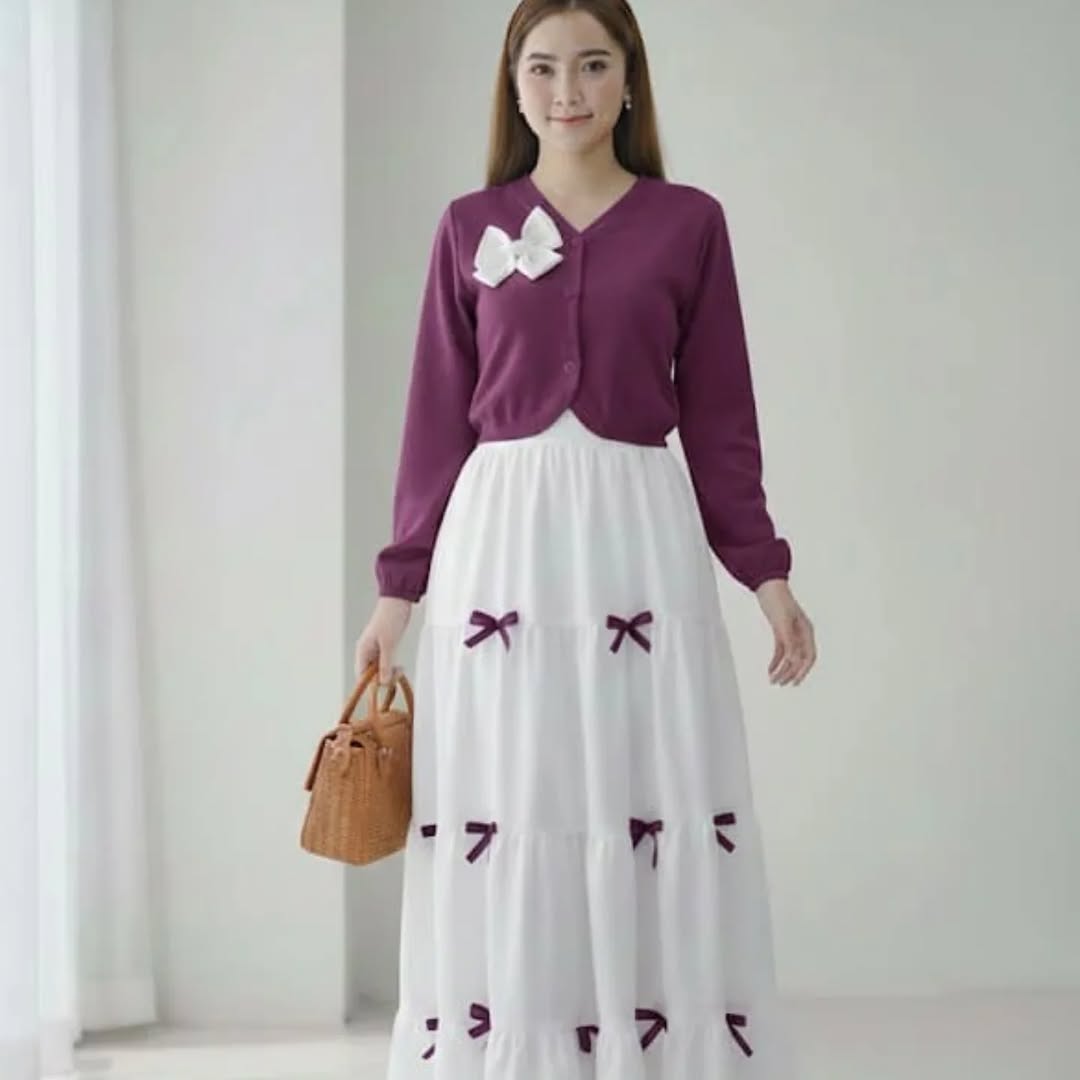 BOW TOP & SKIRT - Libas Lounge