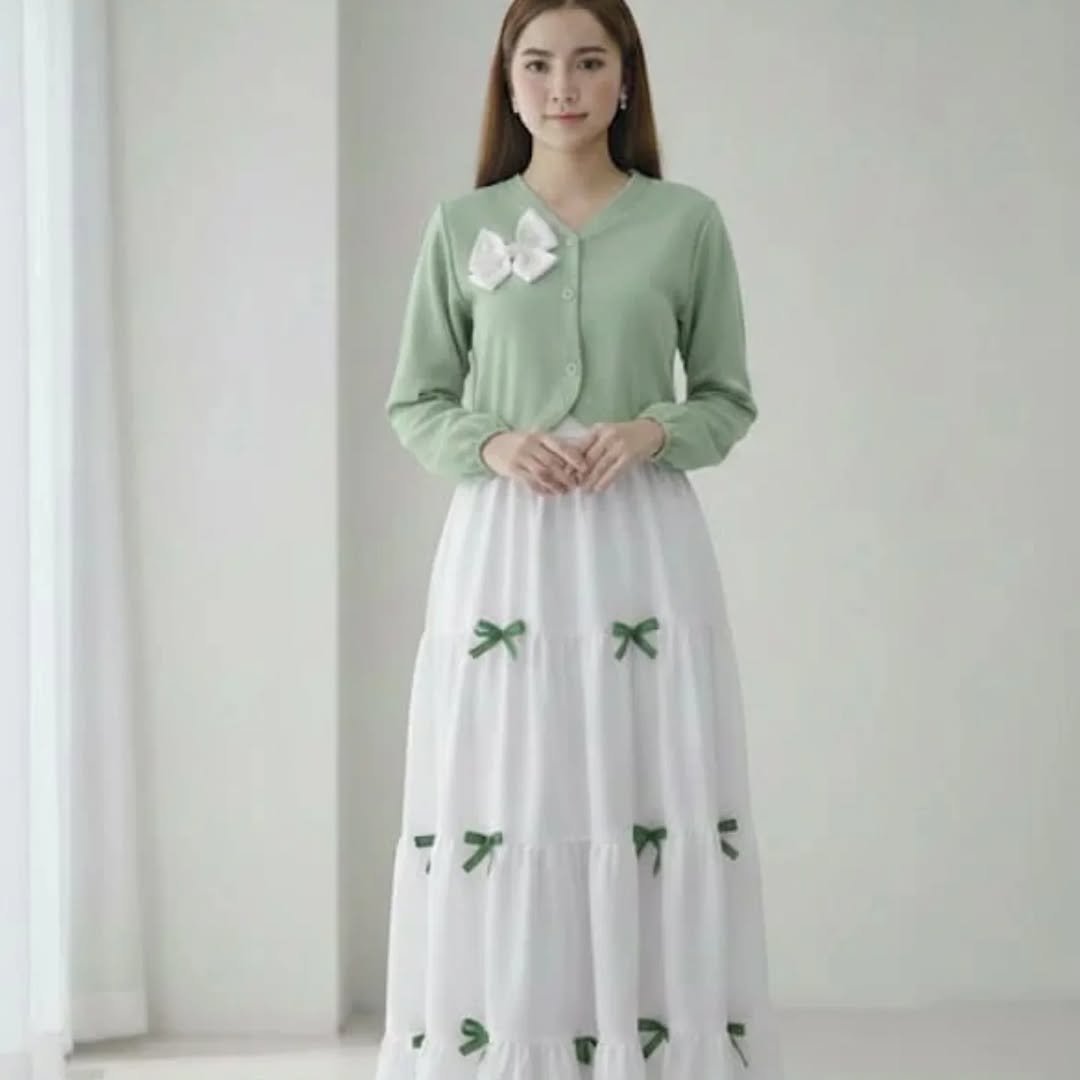 BOW TOP & SKIRT - Libas Lounge
