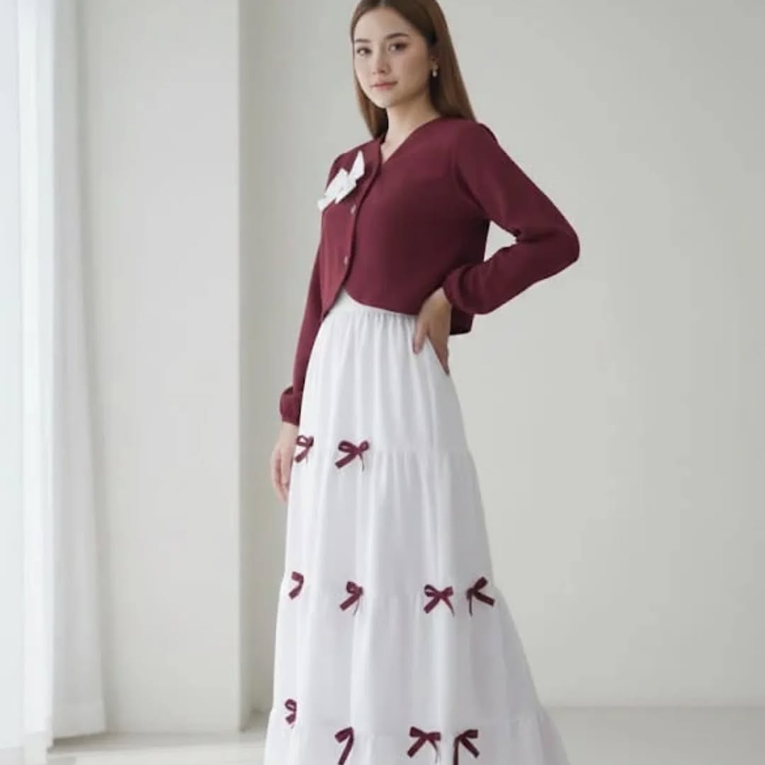 BOW TOP & SKIRT - Libas Lounge