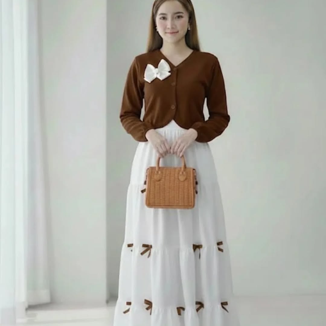 BOW TOP & SKIRT - Libas Lounge