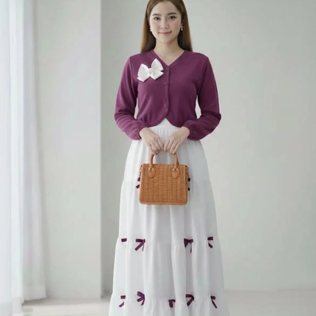 BOW TOP & SKIRT - Libas Lounge