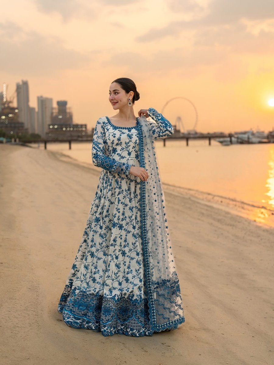 Kainaat Printed 2PC Maxi with Dupatta - Libas Lounge