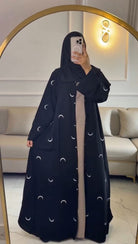 CHAND EMBROIDERY ABAYA WITH STOLLER - Libas Lounge