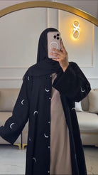 CHAND EMBROIDERY ABAYA WITH STOLLER - Libas Lounge