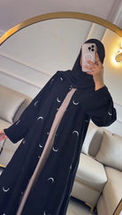 CHAND EMBROIDERY ABAYA WITH STOLLER - Libas Lounge