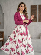 Digital Printed long Maxi with Cotton Koti 2PCs - Libas Lounge