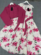 Digital Printed long Maxi with Cotton Koti 2PCs - Libas Lounge