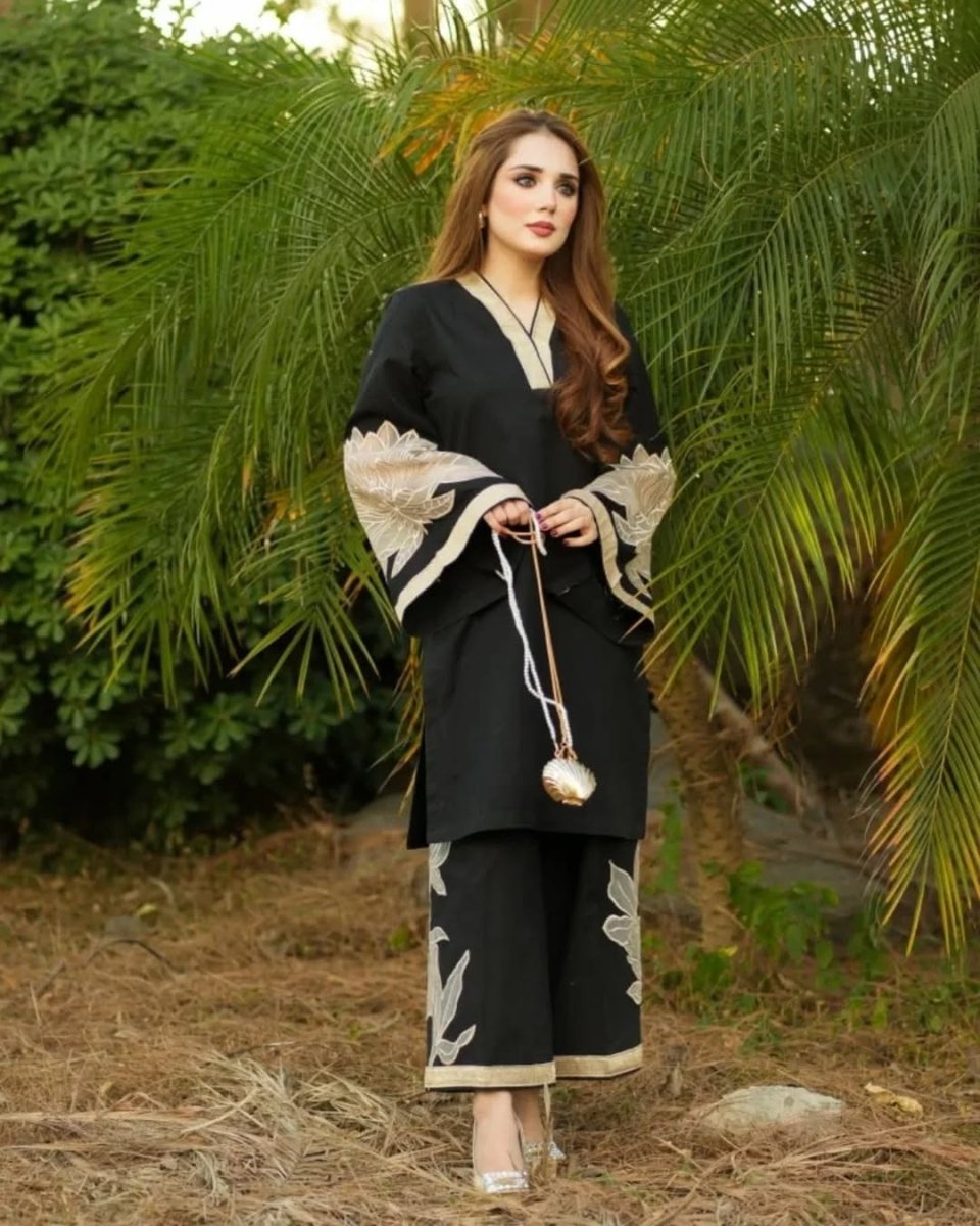 EMBROIDERY Patch Work 2pc - Libas Lounge