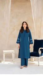 Jhangir Pocket EMB LONG LENGTH - Libas Lounge