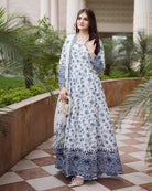 Kainaat Printed 2PC Maxi with Dupatta - Libas Lounge