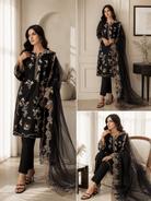 Mahee Noor Embroidery 3PC - Libas Lounge