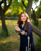 Tabeer Embroidered Chiffon 3PC Suit - Libas Lounge